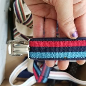 Lot of 3 Vintage Elastic Suspenders